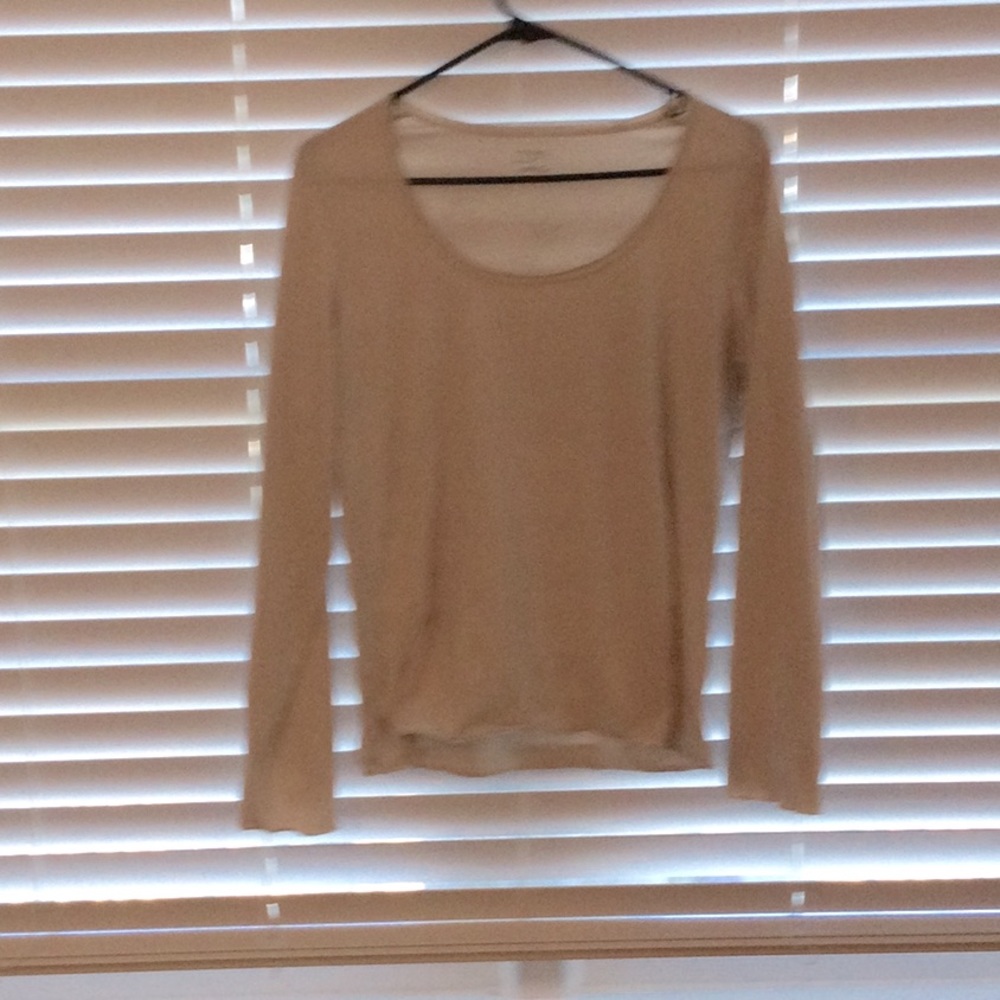 Oatmeal colored pajama top, Ann Taylor Loft.